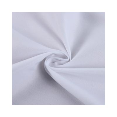 China Antistatic Microfiber Plain White Bleach Fabric 100% Polyester Fabric for sale