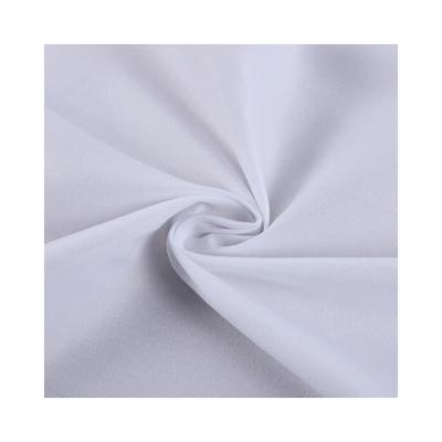 China Anti-Static Wholesale Home Textile Twill Bleach White 100% Polyester Fabrics Fabric for sale