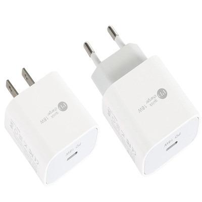 China Type-C Wall Charger Mobile Phones Charger 18w 20w Palladium USB C Fast Charger For Phone Phone Fast Charging Charger for sale