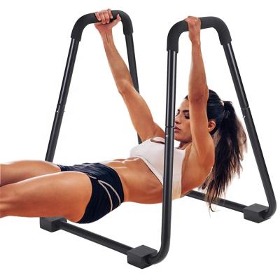 China Strength Training Wellshow Sport Parallel Bars 400 lbs Dip Stand Station Strength Training Calisthenics Dip Bars Fitness For Home Workout for sale