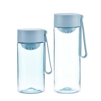 China 400ml/550m sustainable eco friendly flat transparent custom water bottles with custom logo bpa in bulk for sale