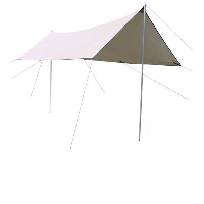 China wholesalePremium Camouflage Game Portable Beach Tent/Camping Custom Sunshade Canopy Cotton Field with Tassels and Wooden Pole,tent for beach for sale