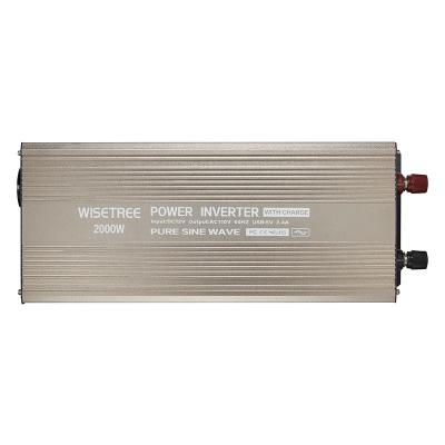 China pure sine wave solar hybrid power inverter electric motor 2000W free shipping 38.5*16.6*8.8 for sale