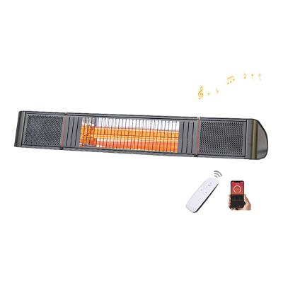 China Stocked Electric Garden Patio Heaters Brand New Terrace Heaters With Music Player for sale