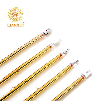 China PET Machine Quartz Glass Tube Halogen Heating Lamp for sale