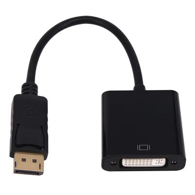 China Hot Sale 25cm COMPUTER Displayport DP Male to DVI Adapter Video Display Port Female Cable Converter for sale