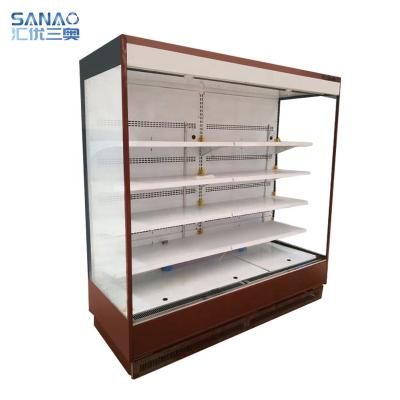 China Single-Temperature Commercial Fridge Open Display Fridge With Large Capacity for sale