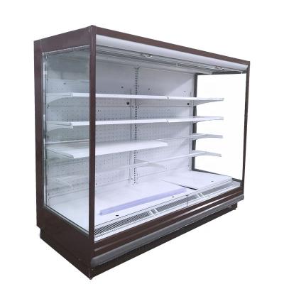 China Open Single-Temperature Supermarket Multidecks Colder Showcase Outdoor for sale