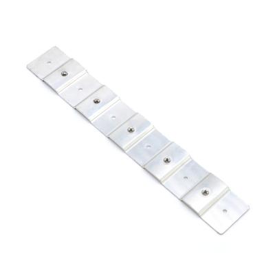 China Precision stamping flexible copper busbar nickel connector pure copper busbar for lithium battery pack for sale