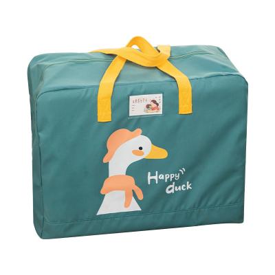 China Extra Large Sustainable Storage Bags Blanket Clothes Storage Bag Cartoon Design Quilt Storage Bag For Kids for sale