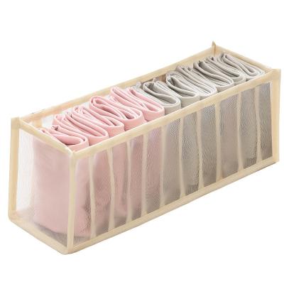 China Hot Selling Sustainable Cabinet Organizer Clothes Foldable Storage Basket Wardrobe Clothes Organizer for sale