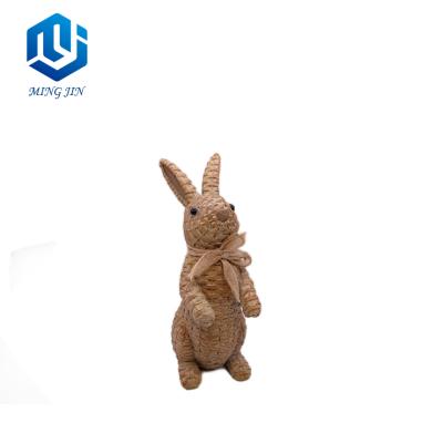 China High Quality Easter Bunny Decor Wholesale Low Price Resin Easter Bunny Rabbit Toy Decor for sale