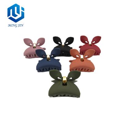 China Single Claw Hair Clips New Fashion Rabbit Design Single Claw Hair Clips For Thick Hair for sale