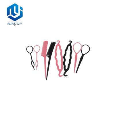 China Hot New Selling Braiding Hair Tools 4pcs Different Color Hair Braiding Tools For Women for sale