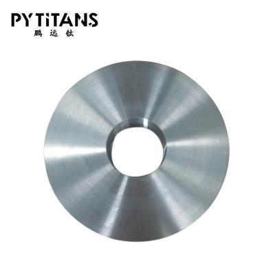 China Factory direct sale bright surface GR7 industry titanium forged ring backing for custom by pyitans for sale