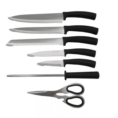 China Durable high quality heavy duty 8pcs kitchen knife set stainless steel chef knife set with color box for sale