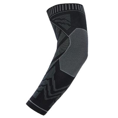 China Direct Wholesale Adjustable Knitted Elbow Brace Support Sleeve High Elastic Elbow Guard for sale