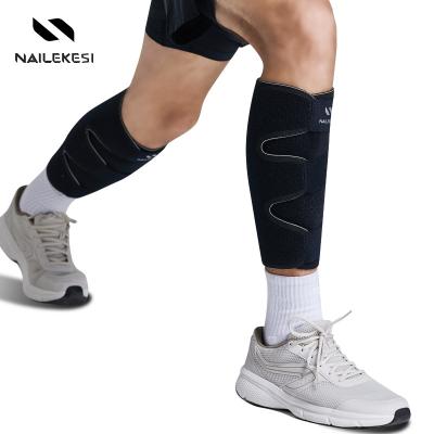 China Adjustable Calf Shin Support Brace Adjustable Calf Brace Compression Leg Sleeve Wrap Band for Running Sports Big Shin Support for sale