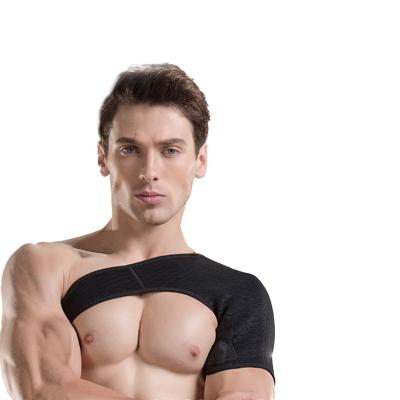 China Breathable Adjustable Right Left Single Shoulder Support Brace Shoulder Protector For Sports Safety for sale