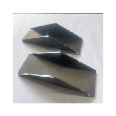 China Custom Made Class Sheet Metal Class Elevator Parts Nickel Plating Metal Stamping Steel Power Rail Stamping Parts for sale