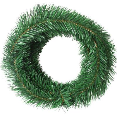 China Wholesale Holiday Pine Greenery Tree Decoration Artificial Christmas Wreath Christamas Outdoor Decoration for sale