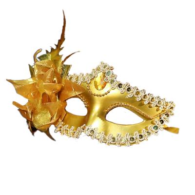 China Eco-friendly& Flame Retardant Hot Selling Feather Venice Plastic Dance Mask For Party for sale