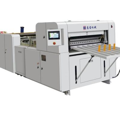 China Factory Paper Roll To Sheets Die Cutting Machine For Takeout Paper Cups Fan Die Cutting And Manufacturing for sale