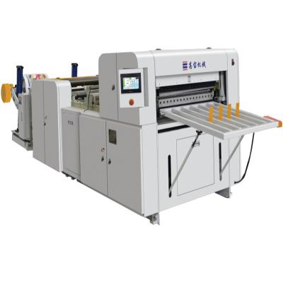 China Factory Paper Roll Cutting Slitting Machine For Takeaway Food Packaging Paper Rolls Forming Machine for sale