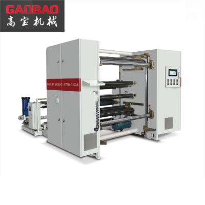 China High Efficient Automatic Paper /Aluminum /Foil /Plastic Film Gaobao Aluminum Foil Rewinding And Slitting Machine for sale