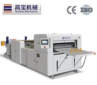 China Converting Industry Photo Paper Full Automatic Paper Slitter Take Up Reel To Sheet Machine for sale