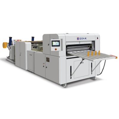 China food & Beverage Shops Full Automatic Paper Cross Cutting Machine For Making Hamburger Paper Sandwich Paper Food Packaging for sale