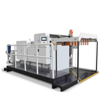 China Processing Industry Gaobao Machinery Servo Motor Control Automatic Counting Sticker Paper Cutting Machine With Receive Platform for sale