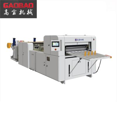 China Gaobao Cheap Price 2100KG 380V 50HZ Sheet Paper Roll Punching Cutting Machine for sale