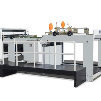 China Sheet paper cutting machine with stacker for sale