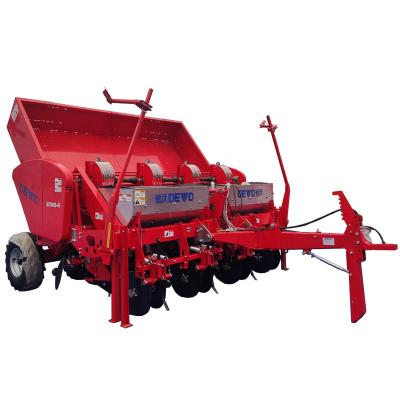 China Farm Equipment 2CMQ-4 Tractor Mounted Potato Planter 3 Point Linkage Four Rows Potato Planter With Fertilizer for sale