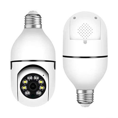 China Human Motion Tracking Kadonio 360 Bulb Camera Home Security Wifi Bulb Camera 2.4G Tuya Wireless Two Way Audio Panoramic Bulb Cam for sale