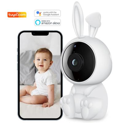 China Built-in HD 1080P AI Camera HD 1080P Two-Way Audio Security Camera CCTV Home Security Wifi Baby Kadonio Baby Siren Wireless Baby Monitor for sale