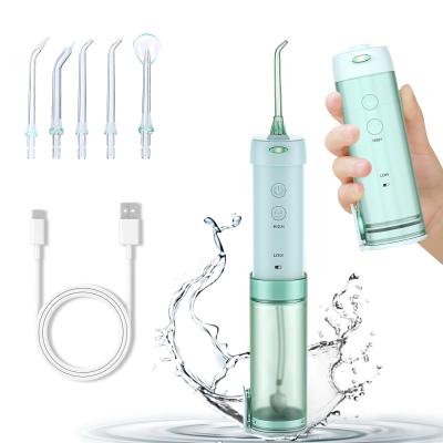 China IPX7 Retractable oral irrigator Water Flosser Professional Cordless Dental Mini Flosser for sale