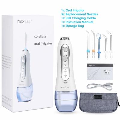 China cordless Oral Irrigator Water Flosser With 3 working modes FDA Approved for sale