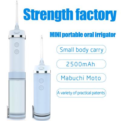 China cordless Ultrasonic Water Flosser 2500mah rechargeable With 200ml Tank for sale