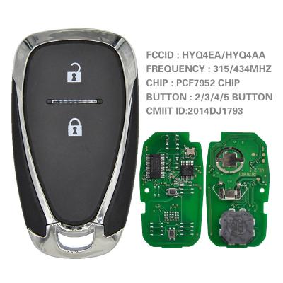 China For Chevrolet Camaro CN014082-A For Chevrolet Camaro Equinox Cruze Malibu Spark Car HYQ4EA HYQ4AA ID46 PCF7952 Remote Control Chip 315/434mhz for sale