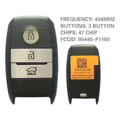 China For 2019 KIA Sportage Original CN051089 / 2019 Genuine KIA Sportage Smart Remote Key Aftermarket 3 Button With 433MHz FCCID 95440-F1100 for sale