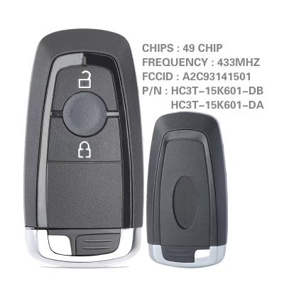 China For Ford Mondeo Explorer 2017-2020 Original Smart Remote CN018072 Key Fob With 434Mhz For Ford Mondeo Explorer 2017-2020 FCCID A2C93141501 P/N HC3T-15K601-DB for sale