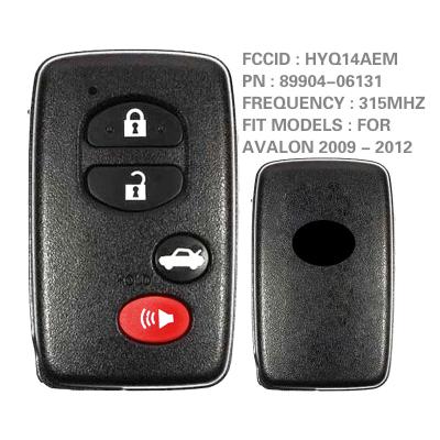 China For T-oyota Avalon 2009 - 2012 Remote Button CN007234 4 315MHZ Aftermarket Replacement For T-oyota Avalon 2009 - 2012 HYQ14AEM Key FOB PN 89904-06131 3370B for sale