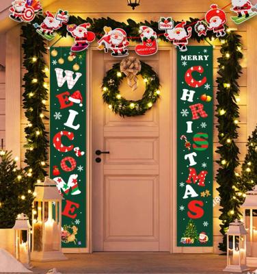 China Christmas Decor Low Price Indoor Outdoor Christmas Halloween Porch Customized Banners for sale