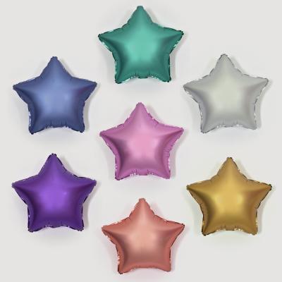 China Wholesale Party Decorations For Events Party Supplies Star Shape Decor For Parties Mteallic Pastel Foil Balloons for sale