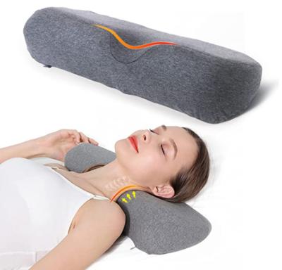 China Anti-Apnea Cervical Neck Support Pillow for Sleeping Bed, Memory Foam Pillow Neck Bolster Pillow for sale