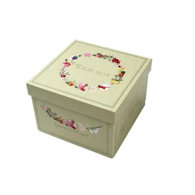 China Gift Box Recyclable Clear Paper Box For Gift Wedding Gift Box for sale