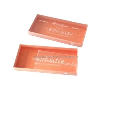 China Recyclable Custom Order And Cardboard Clear Lid Gift Packaging Box for sale