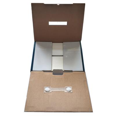 China Recyclable Packaging Custom Design Corrugated Cupcake Box Corrugated Box With Handle Corrugated Box Packaging for sale